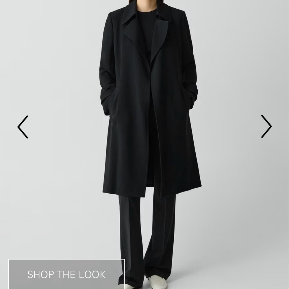 Elegant Black Long Coat